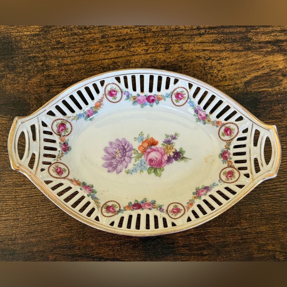 Floral Ceramic Decorative Bowl